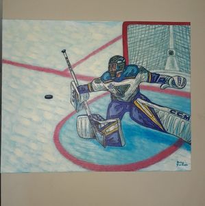 Jordan Binnington  St. Louis Blues Canvas Painting